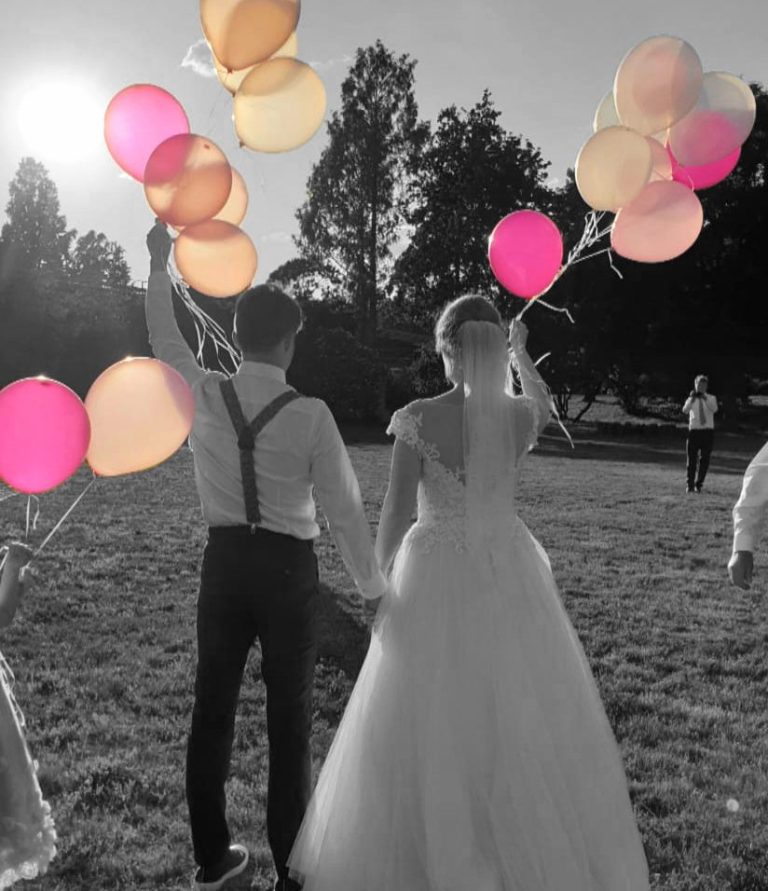 Brautpaar, DJ, Hochzeit, Teutschental